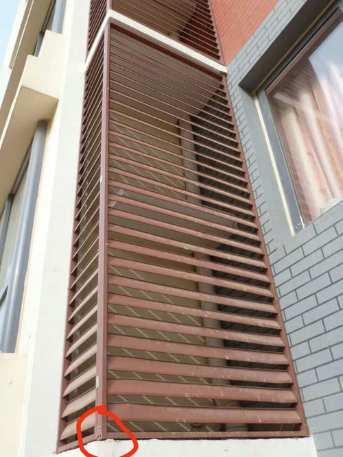 通風(fēng)鋁合金百葉窗